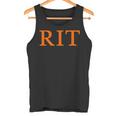 Rochester Institute Of Technology Rit Orange Type タンクトップ