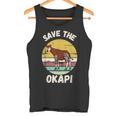 Save The Okapi コンゴキリン オカピ タンクトップ