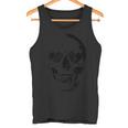 Skull With Hearthaped Eyes タンクトップ