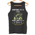 Sometimes Its A Fish Buzz Fishing Lover 漁師のギフト タンクトップ