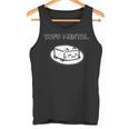 Tofu Mental Cat とうふメンタルねこ おもしろ ゆるかわ かわいい ギフト 猫好き タンクトップ