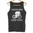 Triathlete Office Against Road Bike ランニング トライアスロンスポーツ タンクトップ