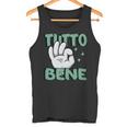 Tutto Bene イタリアの手のジェスチャー面白い引用イタリア 長袖tシャツ タンクトップ