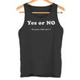 Yes Or No Do You Like Me 面白い服tシャツ タンクトップ