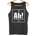 おったま Ah 元素デザイン おもしろ理系 サプライズ要素 42 ナンバー グラフィック 長袖tシャツ タンクトップ