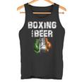 アイルランドのボクシングとビール 面白いアイルランド国旗tシャツ タンクトップ