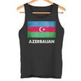 アゼルバイジャン国旗tシャツ タンクトップ