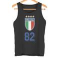 イタリア 1982 ワールドカップ サッカー ヴィンテージ クレスト グラフィック タンクトップ