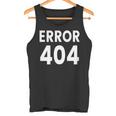 エラー404 長袖tシャツ タンクトップ