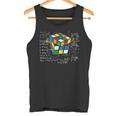 キューブマジック 数学方程式 レトロ オタクルービック 長袖tシャツ タンクトップ