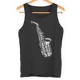サックス サックス奏者 ミュージシャン サックス奏者 楽器 タンクトップ