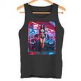 セクシーガールグラフィックtシャツ セクシーピンナップモデル&エキゾチックカー タンクトップ