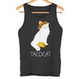 タコキャット-楽しい猫の回文 タンクトップ