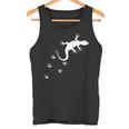 トカゲの跡 クライミング ヤモリ テラリウム 爬虫類 オーナー 長袖tシャツ タンクトップ