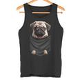 パグ 面白いtシャツ イヌ ポケット わんこ メンズ 犬好き グッズ かわいい おもしろ 面白い 服 ネタ 長袖tシャツ タンクトップ