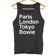 パリ東京ロンドンボウイ ギフトデザイン Bowieouvenir タンクトップ