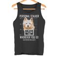 パーソナルストーカー犬ノーリッチテリア私はあなたに従います Norwich Terrier Dog タンクトップ