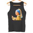 ラーメン 面白いtシャツ おもしろ ネタ フェルメール メンズ 面白い 服 おもしろグッズ グルメ 食べ物 タンクトップ