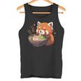 レッサーパンダ ラーメン かわいいレッサーパンダ タンクトップ