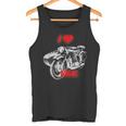 ロシアのレトロなオートバイ愛好家のためのi Love Ural タンクトップ