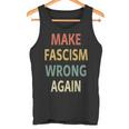 反ファシズムシャツ。Make Fascism Wrong Again 。 長袖tシャツ タンクトップ
