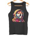 柴犬 面白いtシャツ 犬 宇宙飛行士 かわいい メンズ 子供 おもしろ 服 グッズ ネタ 犬好き タンクトップ