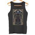 猫 タロットカード 悪魔 タロットカード 猫 長袖tシャツ タンクトップ