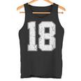番号18シャツ、番号付き ヴィンテージ 18歳の誕生日 タンクトップ