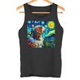面白いtシャツ 犬 キャバリア ゴッホ 星月夜 わんこ メンズ おもしろ グッズ 服 かわいい タンクトップ
