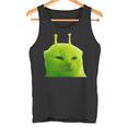 面白いエイリアン 猫 ミーム Glerp Glorp Zep Zep タンクトップ