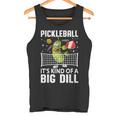 面白いピックルボールtシャツ It's Kind Of A Big Dill パドルボール タンクトップ