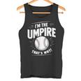 面白い野球審判シャツ メンズ I Am The Umpire タンクトップ