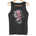 龍 日本の桜文化 長袖tシャツ タンクトップ