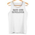 Back End Developer タンクトップ