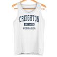 Creighton ネブラスカne ビンテージアスレチックスポーツデザイン タンクトップ