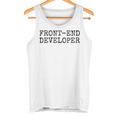 Front End Developer タンクトップ