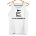 Keep Calm And Breed ファーマーブリーダー 馬サラブレッド タンクトップ