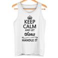 Keep Calm And Letana Handle It 面白い名前ギフト タンクトップ