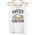 Officeurvivor かわいいアヒルの付箋 ユーモア 長袖tシャツ タンクトップ