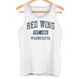 Red Wing ミネソタ Mn ヴィンテージ スポーツデザイン ネイビー プリント タンクトップ