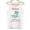 Relax Labrador Dog Owner Graphic タンクトップ
