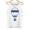 Simple Hot Air Balloon 熱気球 面白い シンプル ミニマリスト 気球 熱気球 タンクトップ