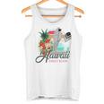 Sunset Beach Hawaii、サーフィンサーフボードレトロ、バックプリント 長袖tシャツ タンクトップ