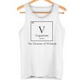 Vegan The Element Of Power- Periodic Table タンクトップ
