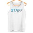 スタッフバックプリントデザインtシャツ イベントスタッフ用 タンクトップ