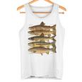 トラウト魚種種フィッシング フライフィッシング トラウト タンクトップ