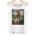 バックプリントtシャツ セクシーな赤毛ピンナップガール&バイク タンクトップ