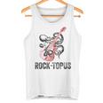 レトロ オクトパス クラーケン ギターを弾く Rock-Topus ギタリスト タンクトップ