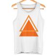 三角形抽象幾何学デザインtシャツ タンクトップ