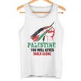 無料ガザパレスチナ国旗 アラビアギフト パレスチナ タンクトップ